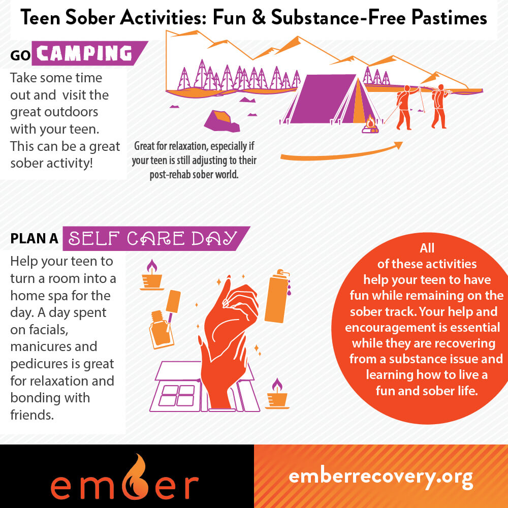 Teen Sober Activities: Self-Care Day